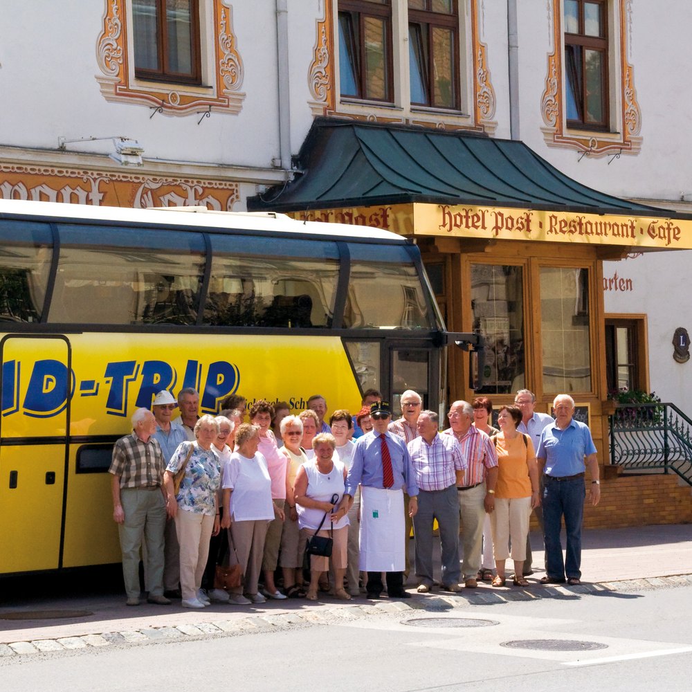 Ihr Wirt Fritz als Reiseleiter Hotel Post Hönigwirt